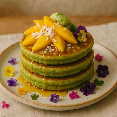 Sweet & Green Pancakes